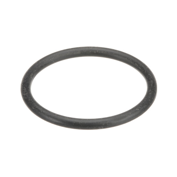 A black rubber Hubbell O-Ring on a white background.
