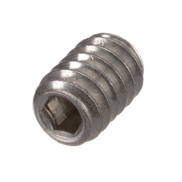 A Pitco screw with a metal nut.