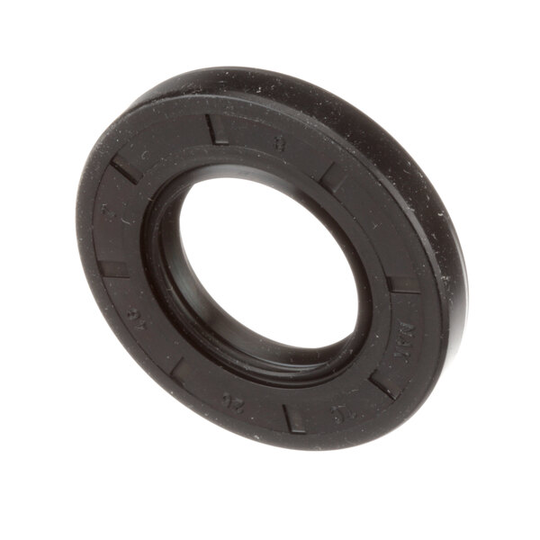 A black round rubber motor seal.