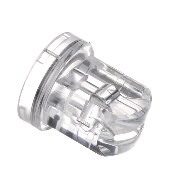 A clear plastic Wunder-Bar nozzle with a lid.