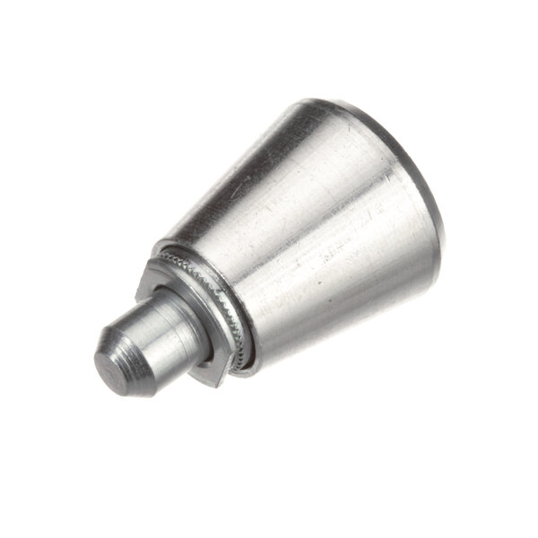 A close-up of a Frymaster plunger pin with a round metal tip.
