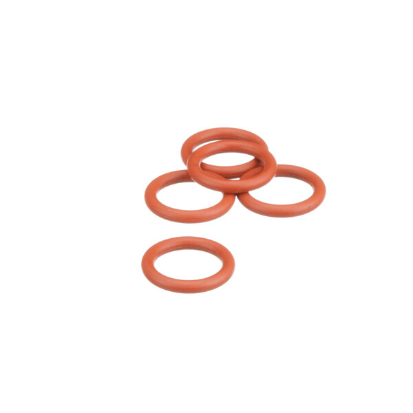 A group of orange rubber Frymaster O-rings.