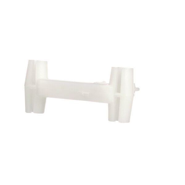 A white Stero peg link copolymer with two holes.