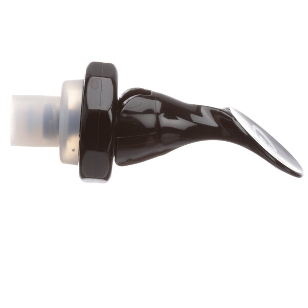 The black plastic bottle stopper for a Wilbur Curtis WC-1800 series coffee machine.