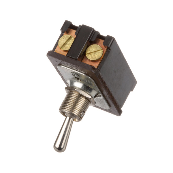A Wolf toggle switch with a metal knob.