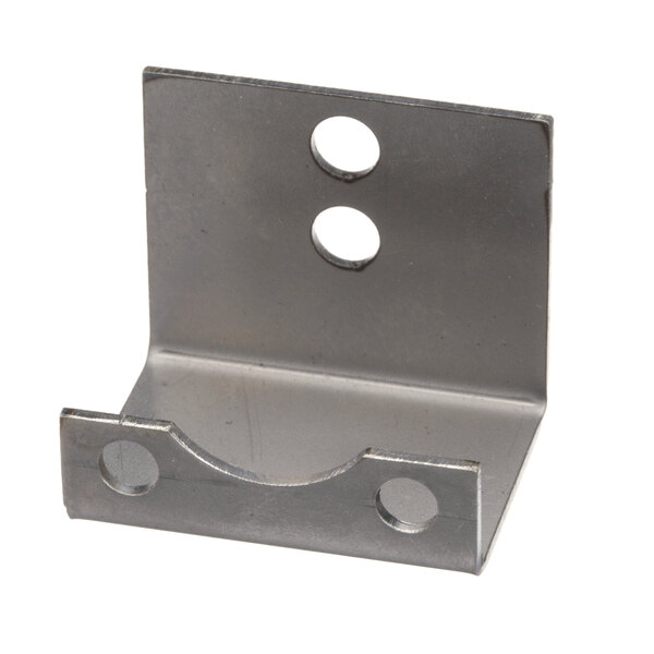 A metal APW Wyott pilot bracket with holes on the side.
