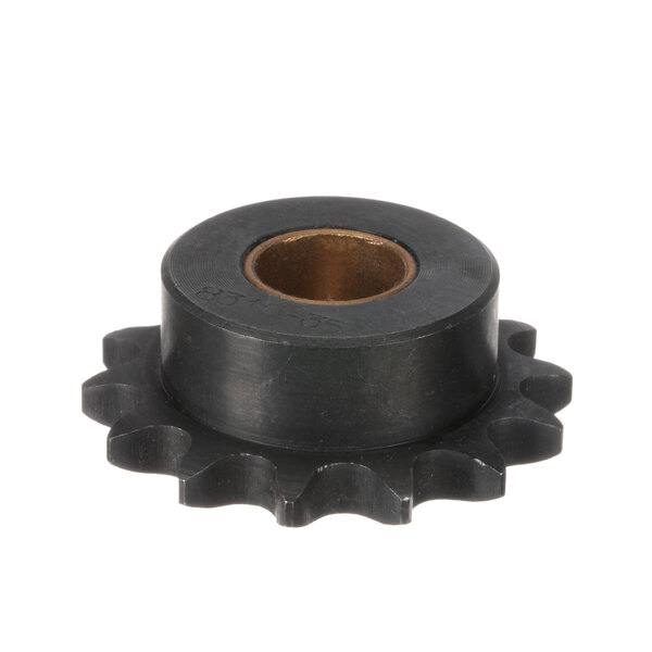An Anets idler sprocket assembly with an open black sprocket.