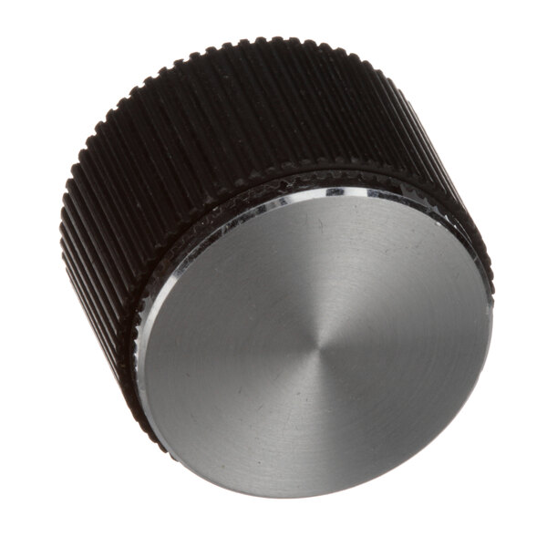 A black US Range Fast Control knob with a silver top.