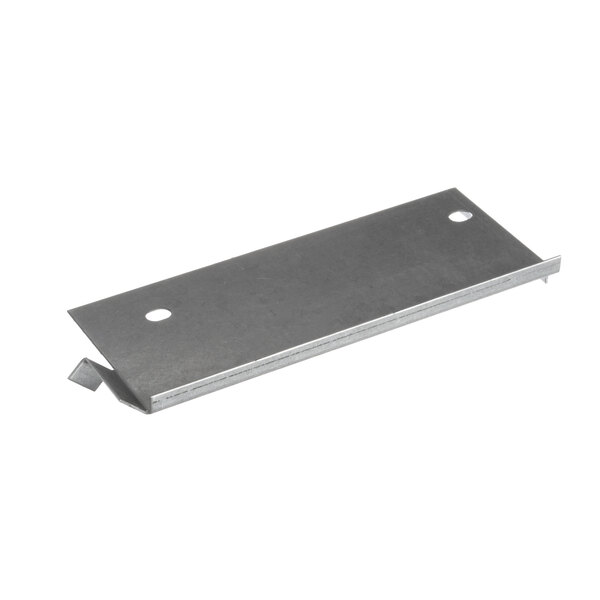 A rectangular metal Frymaster bracket with two holes.