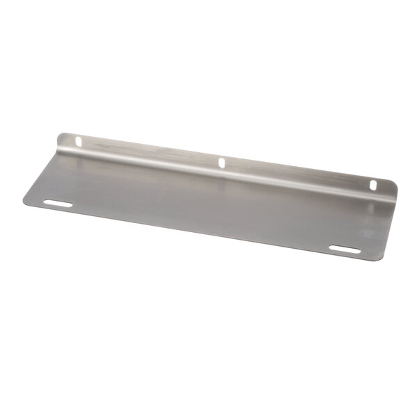 A stainless steel Humi-Temp blower lid with two holes.