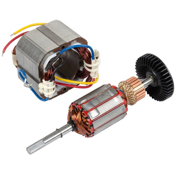 The motor for an AvaMix commercial immersion blender with wires.