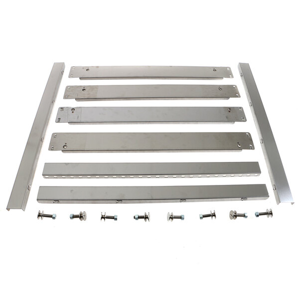 A Delfield stainless steel tray rack kit.