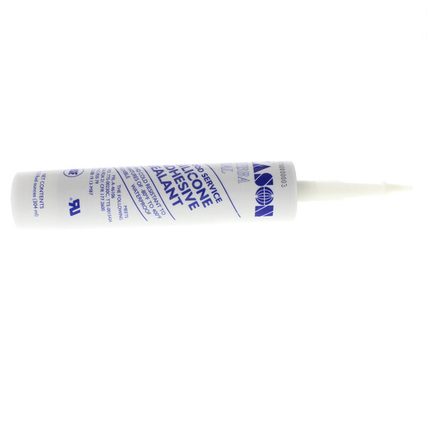 A white tube of Norlake Silicone Aluminum Sealant with blue text.