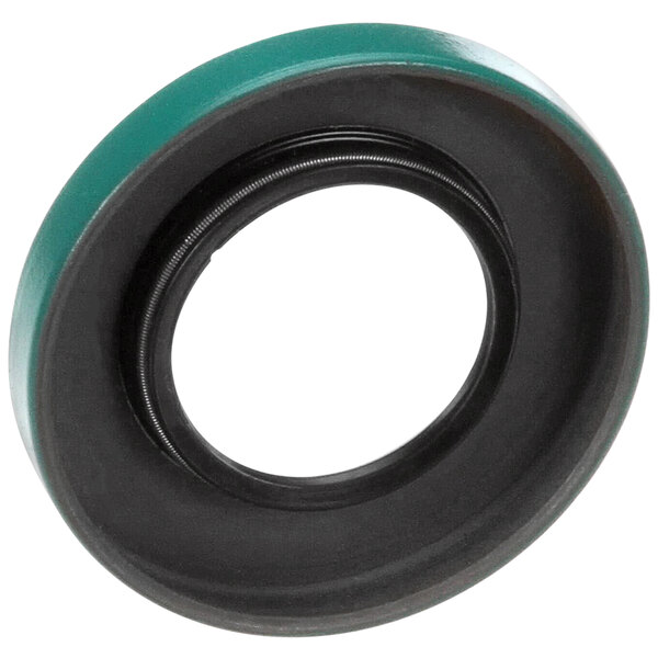 A green rubber Hobart agitator seal.