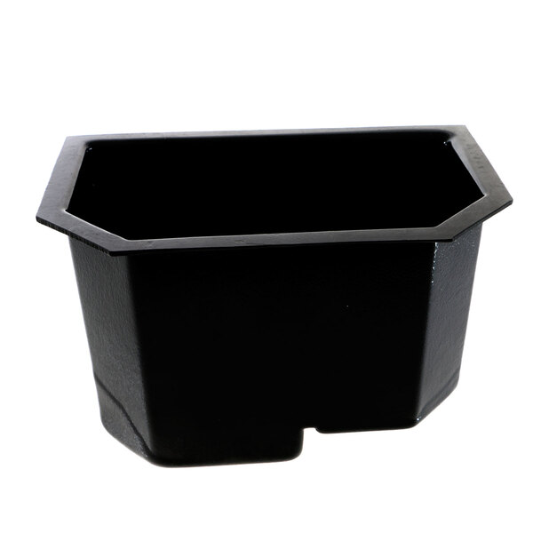 A black plastic Blakeslee compound tank with a lid.