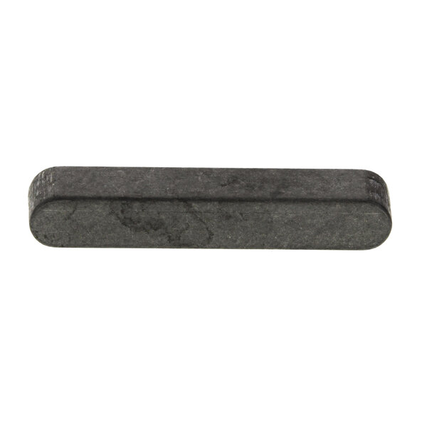 A black rectangular Hobart 00-012430-00059 key on a marble bar counter.