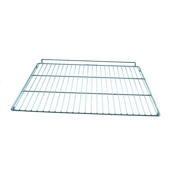 A Delfield metal rack shelf with a wire grid on a white background.
