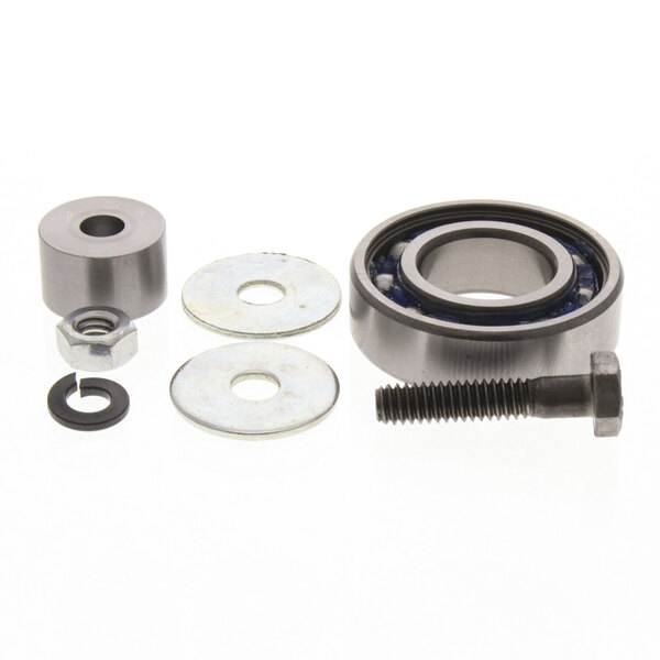 A Southbend bearing kit with nuts and bolts.