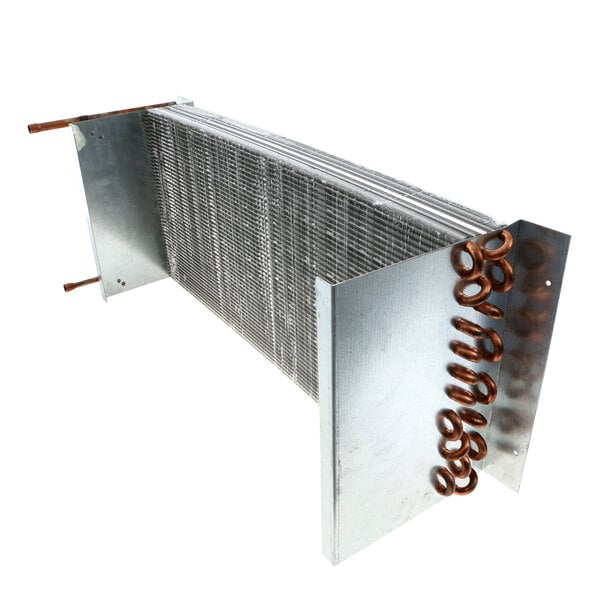 A Master-Bilt condenser coil with copper coils.