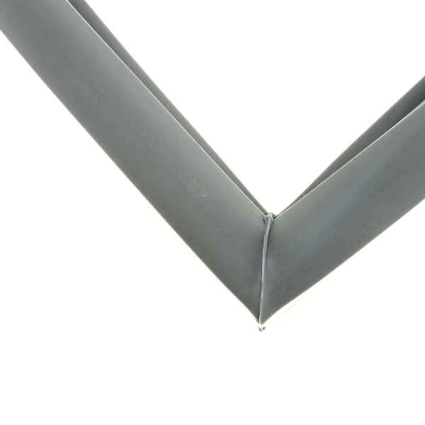 A close up of a gray plastic corner on a Cres Cor 172 Door Gasket.