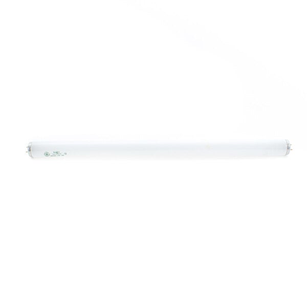 A white tube light with green text.