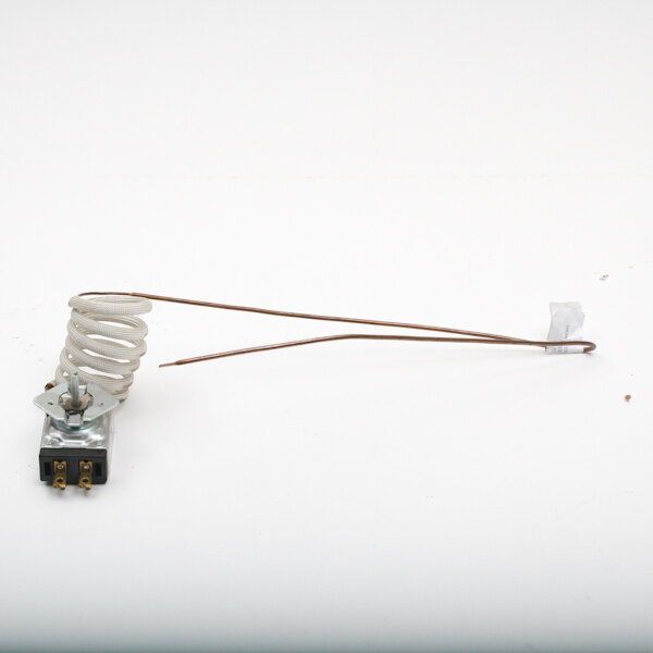 An APW Wyott thermostat with a wire attached to a coil.