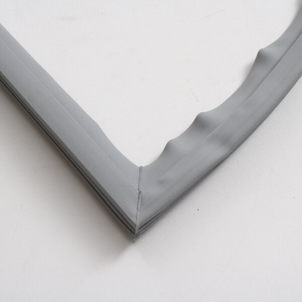 A close-up of a Silver King grey rubber gasket corner.