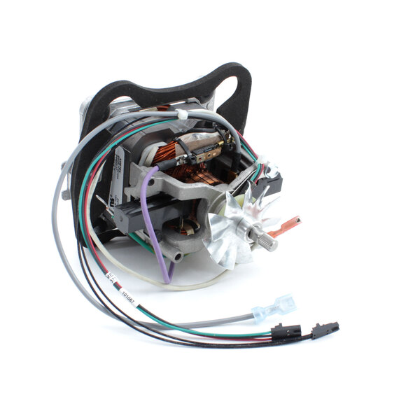 A Vitamix 1555 motor with attached wires.