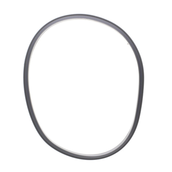 A white oval Robot Coupe lid seal.