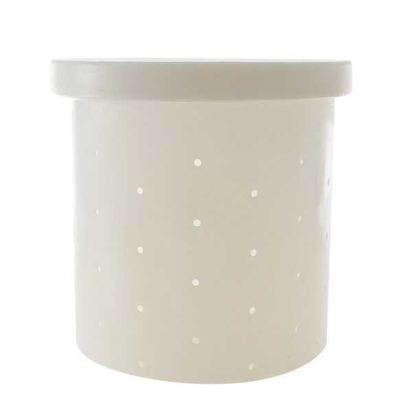 A white plastic Delfield liner with lid.
