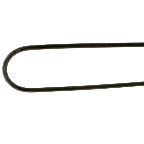 A black rectangular metal wire.