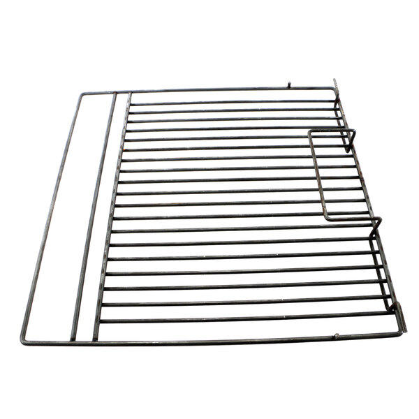 A metal rack with a wire handle for a Southbend broiler.