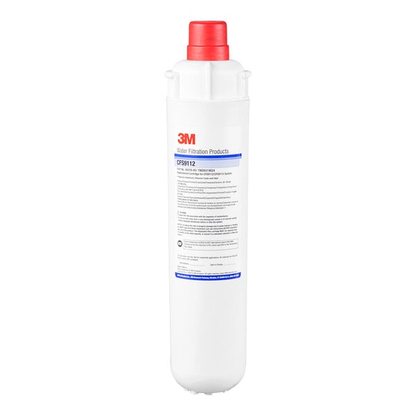 3M Water Filtration Products CFS9112 14 3/8" Retrofit Sediment, Chlorine Taste and Odor Reduction Cartridge - 1 Micron and 1.5 GPM
