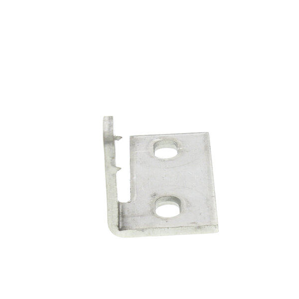 A Vulcan metal hinge top with two holes.