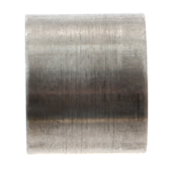 A stainless steel Blakeslee spacer with a threaded end.