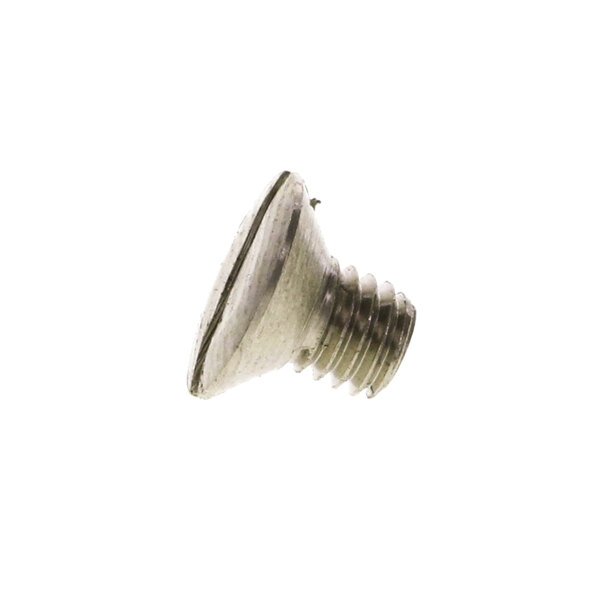 A close-up of a Univex set screw with a metal cap.