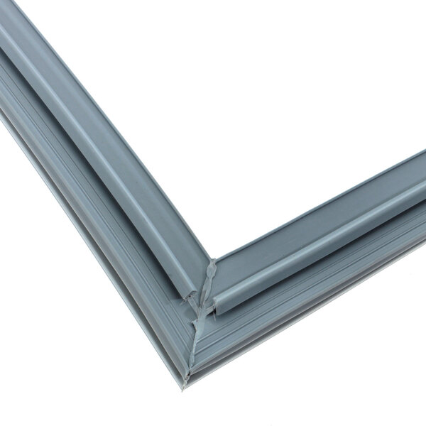 A close-up of two gray metal strips.