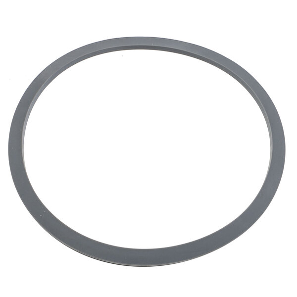 A grey curved rubber seal.