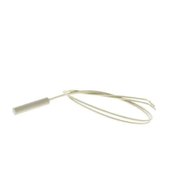 A white wire with a small connector on an APW Wyott ceramic heater.