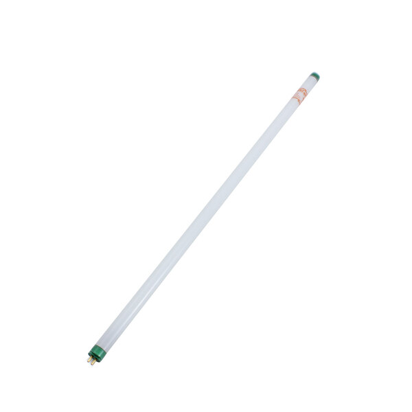 A white tube light with a green cap.