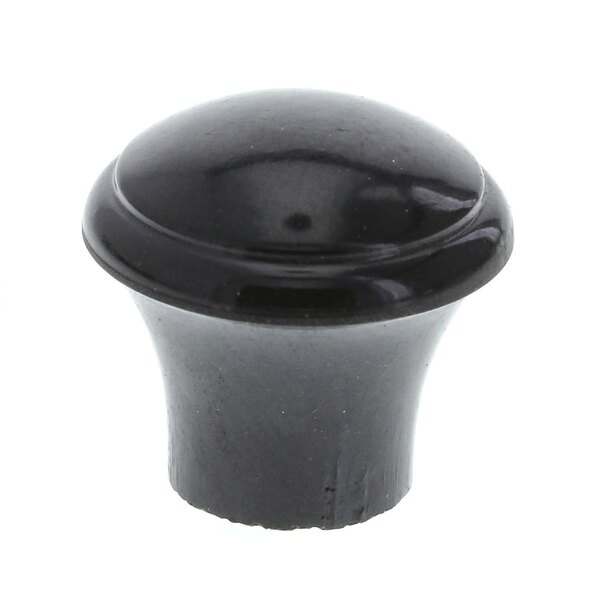 A black knob.