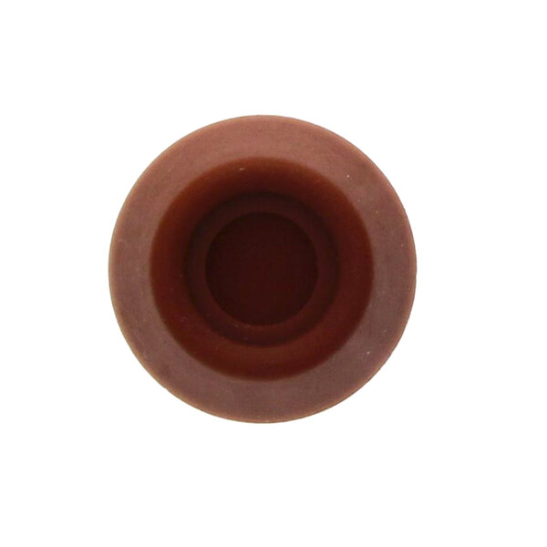 A close-up of a brown circle, the Crown Steam 9433-1 Grommet.