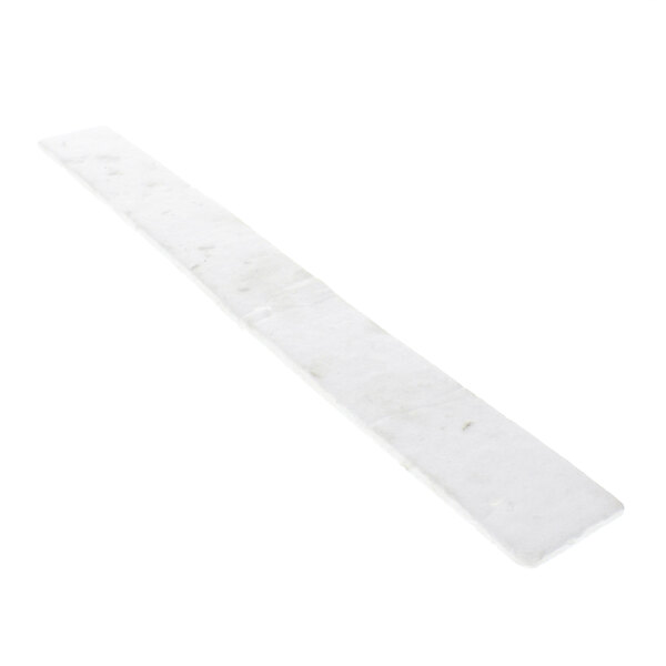 A white rectangular insulation piece with long rectangular extrusions.