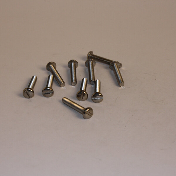 A group of Antunes screws on a white surface.