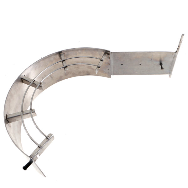A metal Blakeslee bowl guard cover with a curved design.