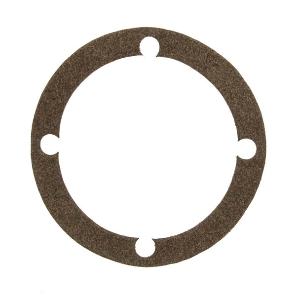 A white circular Blakeslee gasket with holes.