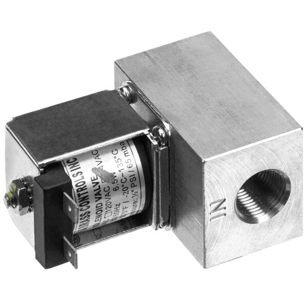 An American Range A80236 gas valve with a metal square housing.