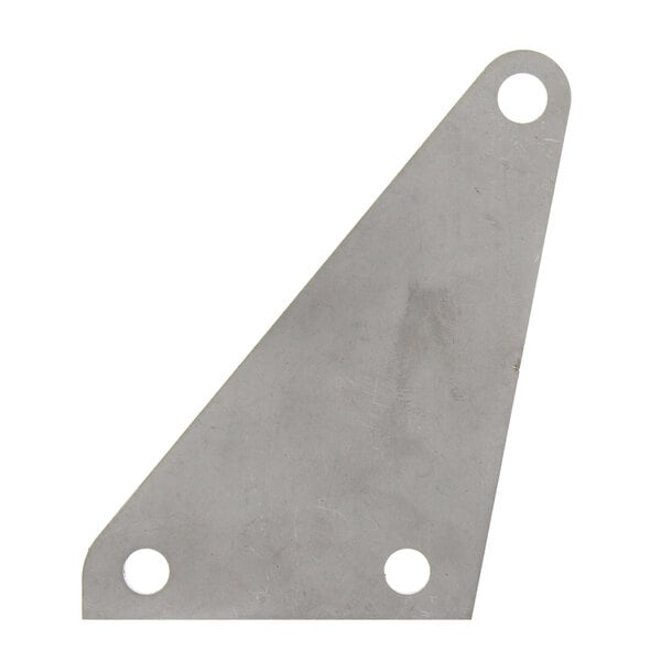 A metal plate with holes for a Bakers Pride A5253X oven door handle.