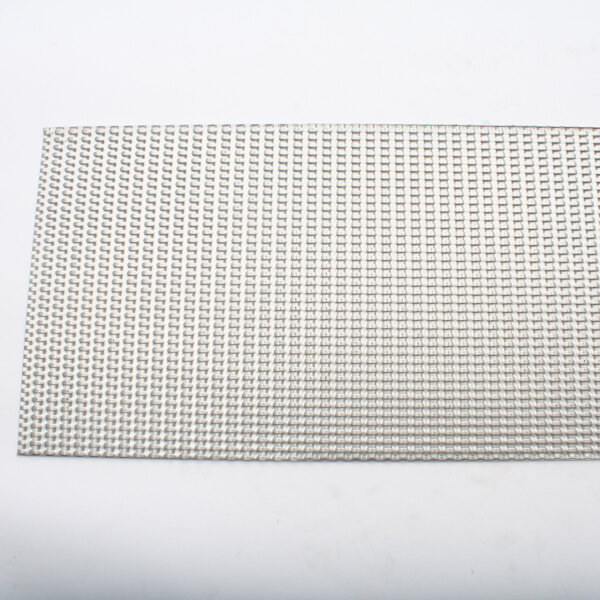 A close-up of a white wire grid.
