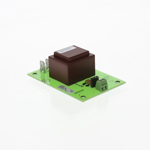A brown rectangular Alto-Shaam volt monitor board with a green circuit board.